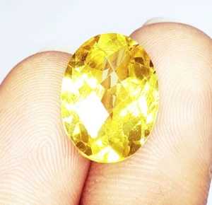 Certified Natural Yellow Sapphire Loose Gemstone Cushion Sapphire 10 Ct Gems W09 - Picture 1 of 14