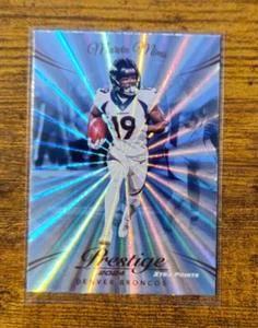 2024 Panini Prestige Xtra Points Sunburst Marvin Mims #89 Denver Broncos - Bild 1 von 2