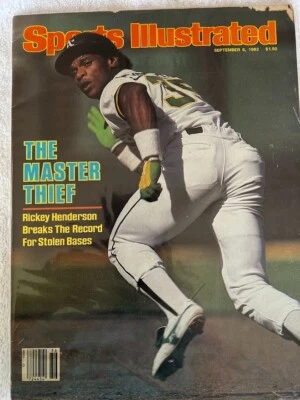 RICKEY HENDERSON: THE MASTER THIEF , SPORTS ILLUSTRATED SEPTEMBER 6. 1982 - Image 1 of 2