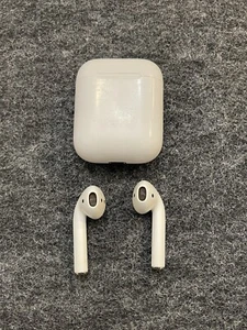 Apple AirPods 2 - Model A2031 - 2nd Generation - 1602 Charging Case - White - Picture 1 of 3