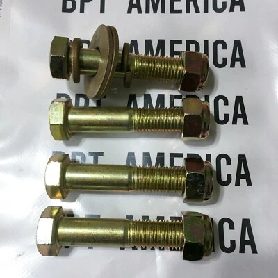 4x 1980 1995 Chevy G10 G20 GMC G15 G25 Van Front Shock Bolt Kit Upper + Lower Foto 1 de 4