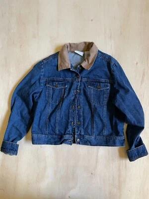 Chaqueta vaquera vintage Y2K Streetwear Studio Ease para mujer talla 10 algodón años 90 Foto 1 de 4