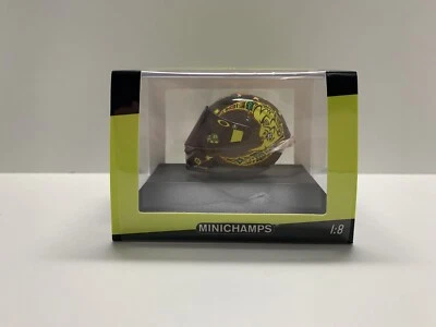 MINICHAMPS CASCHETTO 1/8 HELMET 2018 VALENTINO ROSSI WINTER TEST DAY 1 399180066 - Immagine 1 di 4