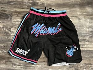 Miami Heat Just Don NBA Basketball Shorts Size Mens Medium Brand New