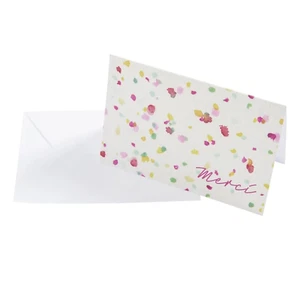 Tarjetas de agradecimiento Confetti Merci - 20 ct - Imagen 1 de 3