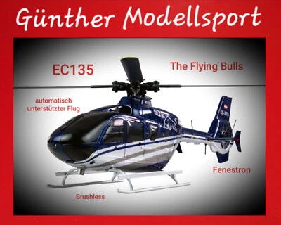 The Flying Bulls EC135 Helikopter Brushless 6-Kanal 6G RTF Amewi 25331 - Bild 1 von 4