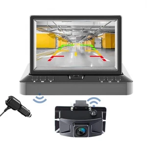 Monitor inalámbrico digital 1080P de 4,3"" + kit de estacionamiento con cámara de marcha atrás para automóvil - Imagen 1 de 24