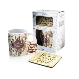 Harry Potter Marauders Map Tasse Becher 315 ml Schlüsselanhänger Untersetzer Set - Bild 1 von 4