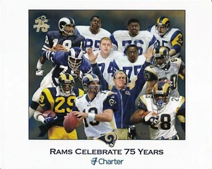 Foto brillante 8 1/2 x 11 St. Louis Rams {283} - Imagen 1 de 1