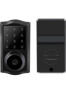 Panel táctil electrónico SmartCode Deadbolt - negro mate - Imagen 1 de 6