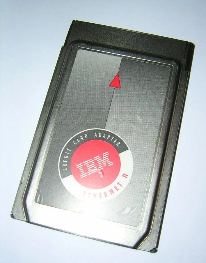 IBM Ethernet II PCMCIA Credit Card LAN Adapter PC Card without Dongle Cable - Image 1 of 1