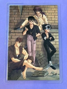 Yusuke Hiei Kurama YuYu Hakusho Card Laminate Card Japanese B-0393 F/S - Picture 1 of 6
