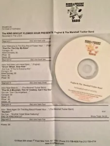 RADIO SHOW: KING BISCUIT FLOWER HOUR 10/27/03 FOGHAT & MARSHALL TUCKER BAND LIVE - Picture 1 of 1