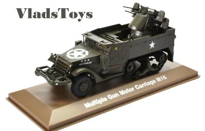 Atlas 1:43 M3A1 Halftrack M16 Multiple Gun Motor Carriage US Army ATL-6690-003 - Image 1 of 2