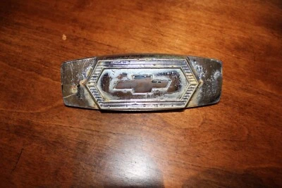 Chevrolet El Camino 1964 1965 emblema trasero cromado 65 emblema de puerta trasera Chevy Foto 1 de 3