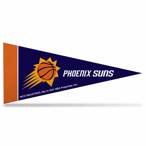 Phoenix Suns Mini Pennants, 4" x 9" - Licensed by Rico - Made In USA Cover