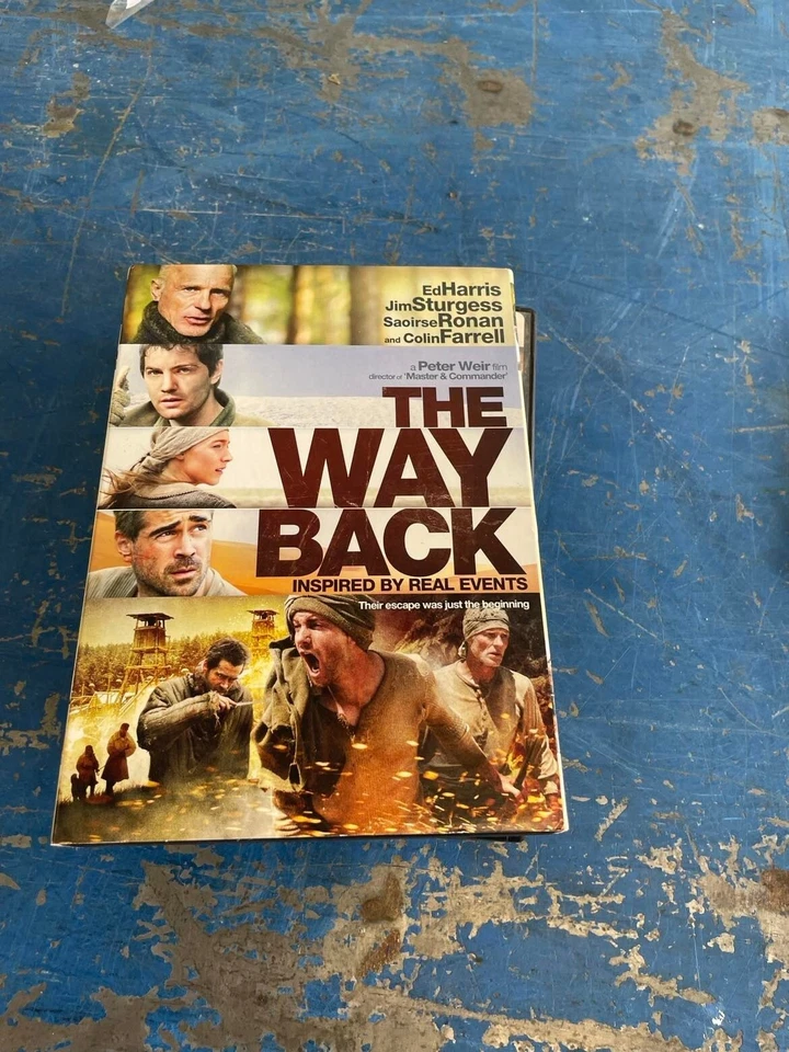 The Way Back  very good condition dvd region 1  t277 ed harris - Image 1 of 1