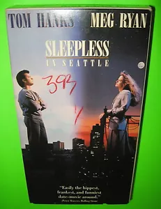 Sleepless In Seattle VHS Tom Hanks Meg Ryan Rob Reiner 1993 - Picture 1 of 6