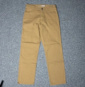 NEW Carhartt Rugged Flex Relaxed Fit Canvas 5-Pocket Pant BN2517-M 31x32 Khaki - Picture 1 of 8
