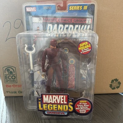 ToyBiz Marvel Legends Serie III 3 Daredevil, Ben Affleck Versión Película 2002 Foto 1 de 2