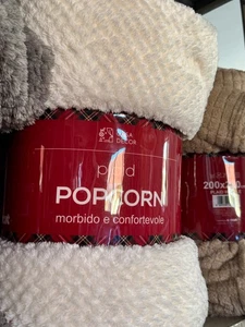 Casa Decor Plaid coperta morbidissima bellissima sottile e calda 200X220 BIANCO - Foto 1 di 5