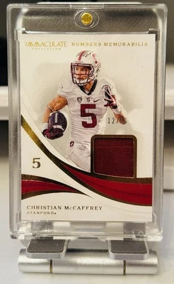 2019 Panini Immaculate Collection Collegiate - MEM Christian McCaffrey 12 /99  - Image 1 of 2