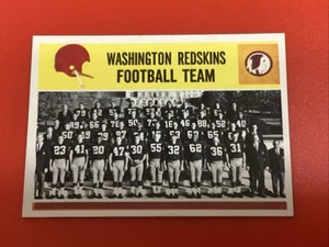 1964 Philadelphia Football #195 Washington Redskins Team Card NM/MT - Picture 1 of 2