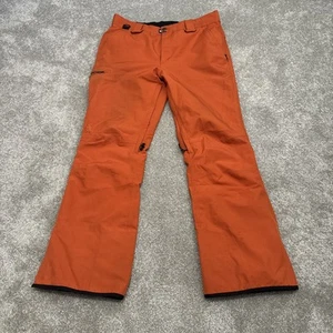 Saga Outerwear Snowboard Pants Men Large Vented Zip Orange Outerwear - Picture 1 of 5