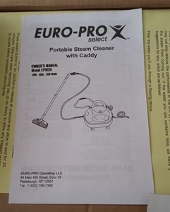 Pulitore a vapore portatile vintage 2004 EURO-PRO Select con caddy EP922H 660873 NOS - Foto 1 di 8