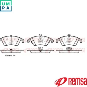 BRAKE PAD SET DISC BRAKE 1304.00 FOR MERCEDES-BENZ CLS/Shooting/Brake SLK SLC - Picture 1 of 6
