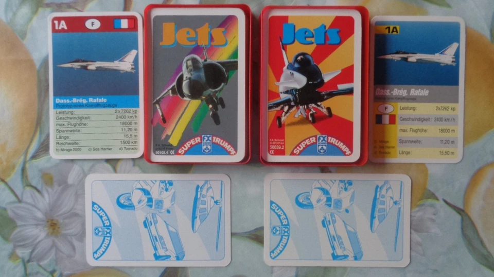 Quartett Flugzeug Jets Ausgabe 1990 und 1991 - Bild 1 von 1