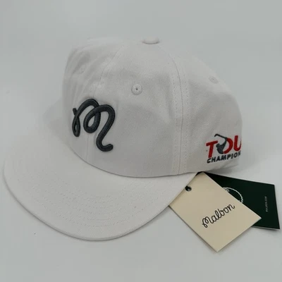 Sombrero Malbon Blanco Snapback Tour Championship Golf PGA Tour Algodón Foto 1 de 4