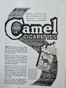 1920 Camel Cigarettes Turkish domestic blend vintage ad  - Picture 1 of 1