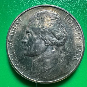 1938 Proof Jefferson Nickel 5C205 - Picture 1 of 10
