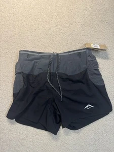 Nike Dri-FIT Trail 5" Second Sunrise Running Shorts Black Mens Size Small Slim - Picture 1 of 9