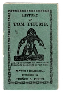 TOM THUMB published by SOLOMON KING bet. 1829 & 1832 MINIATURE - WOOD ENGRAVINGS - Picture 1 of 4