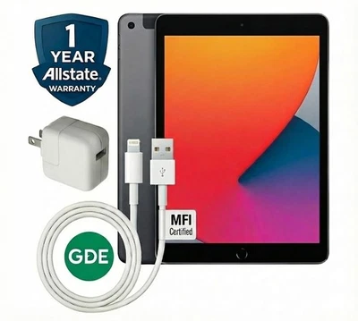 Buen Apple iPad 9.ª generación 64 GB 10,2" A2603 Wi-Fi + celular 🔋87% 1 año de garantía Foto 1 de 4