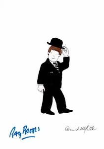 Mr Benn Original Aquarell Gemälde von David McKee & Ray Brooks - Bild 1 von 1