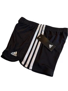 NWT ADIDAS DriFit Performance Short Girl’s MEDIUM 10-12 Black MeshAthletic Short - Picture 1 of 5