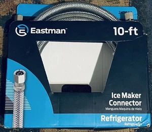 EASTMAN | Conector universal para máquina de hielo | Entrada de 10 pies x 1/4" | #0247028 | Acero - Imagen 1 de 2