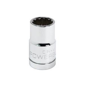 Powerbuilt 1/2 Inch Drive x 14 MM 12 Point Shallow Socket - 642012 - Picture 1 of 5