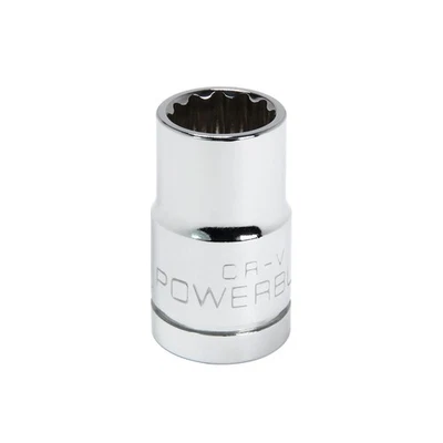 Powerbuilt 1/2 Inch Drive x 14 MM 12 Point Shallow Socket - 642012 - Image 1 of 4