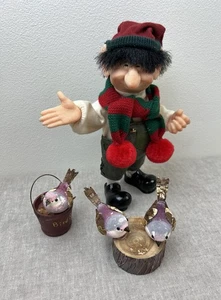 Vintage Zim's Die Elfen selbst Donatello Elfenwichtel füttern Vögel SCHADEN/NOTIZEN - Bild 1 von 10