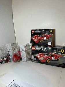 Lego Speed Champions Kit nuovo bustine sigillato all'interno e libretto 76906/1970 Ferrari - Foto 1 di 16