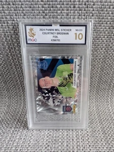 Colección de pegatinas Panini WSL 2024 Courtney Brosnan lámina MGC grado 10 - Imagen 1 de 2