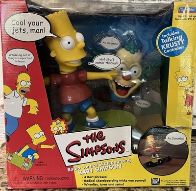 Radio Control Skateboarding Bart  THE SIMPSONS  BART SIMPSON AND KRUSTY NOS - Image 1 of 4