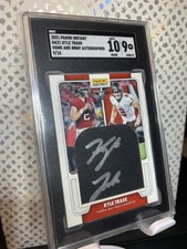Kyle Trask Panini Instant Home And Away On-Card Auto  9/10 RC SGC 9