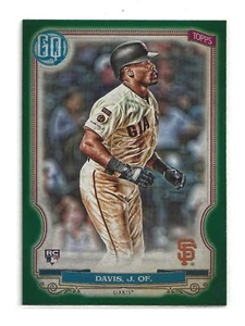 Jaylin Davis 2020 Topps Gypsy Queen Green San Francisco Giants (#194) Rookie - Bild 1 von 2