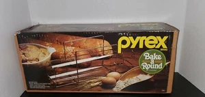Pyrex Bake-A-Round Glass Bread Baking Tube by Corning #990 w/ Box • EX‼ - Picture 1 of 7