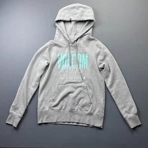 Volcom Hoodie Boys Small Gray Pullover Logo Graphic Sweatshirt Skate Surf Casual - Picture 1 of 14